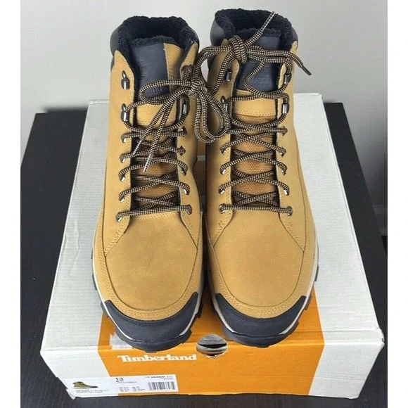 Timberland Mens Sz.13 Treeline WP Insulated Boot 0A44UD Wheat Leather‎ Boot - Picture 6 of 9
